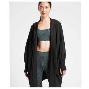 Athleta Mantra Wrap Bali Black Size Small